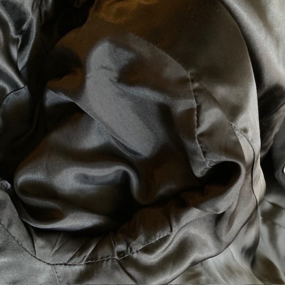 J Crew Women's Black singlebreasted pea coat size 12 EXCELLENT - Picture 7 of 9